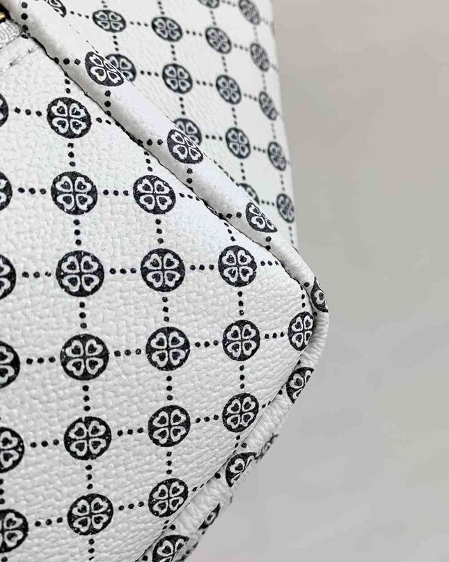 Printed PU Leather Sling Bag