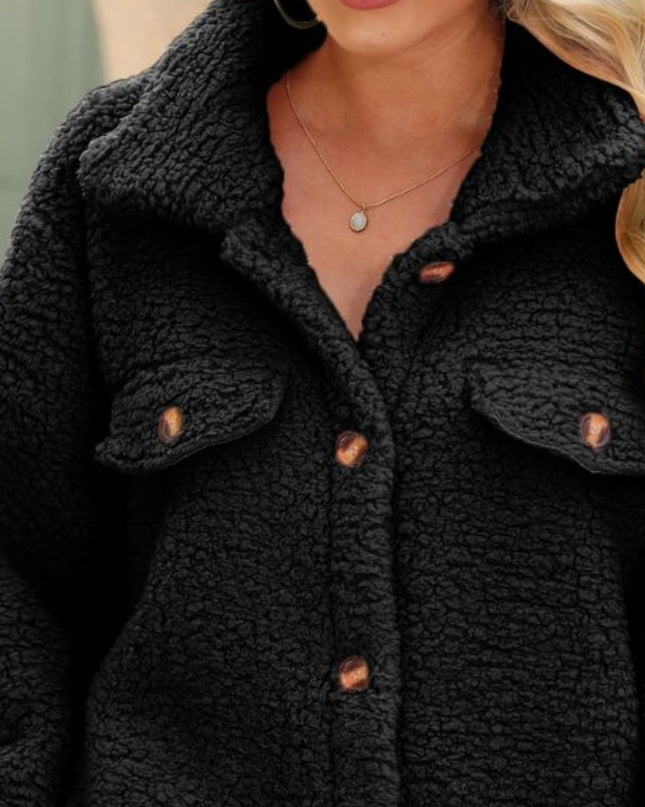 Button Down Collared Coat