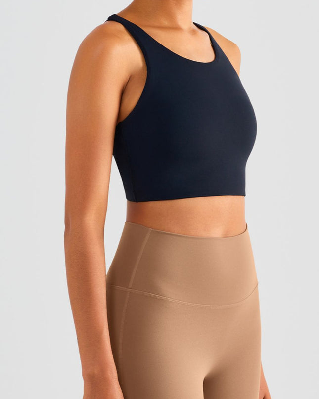 Chic Start Crisscross Back Sports Bra
