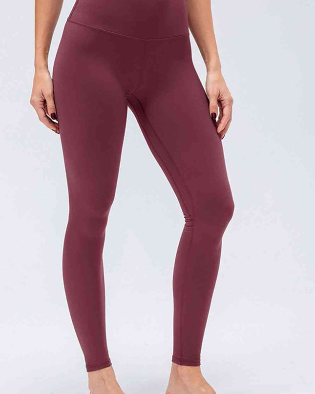 Wide Waistband Slim Fit Active Leggings