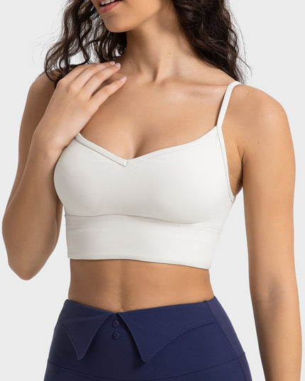Spaghetti Strap Sport Bra