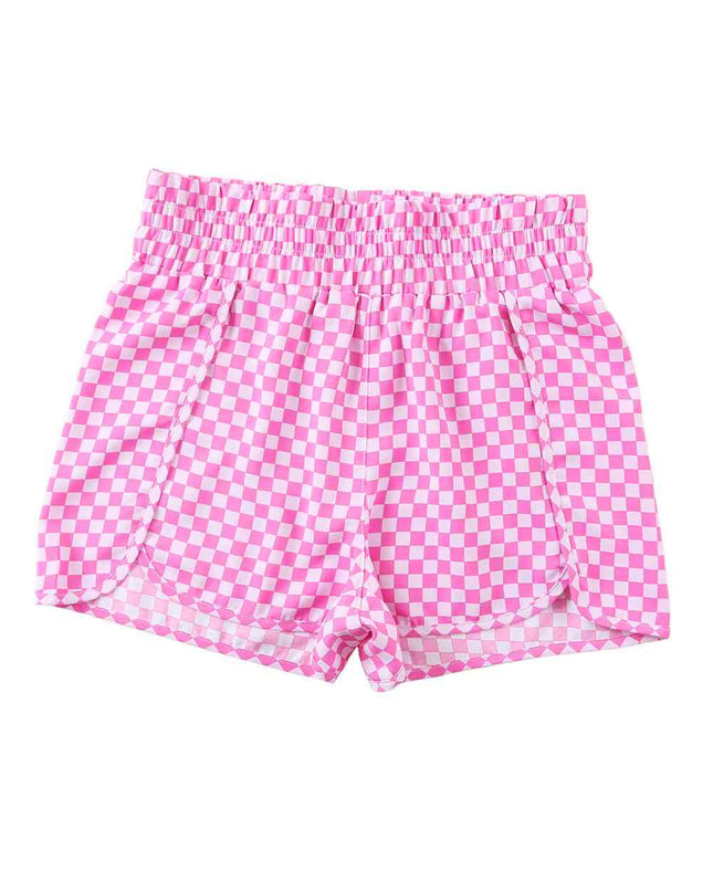 Leopard Elastic Waist Shorts
