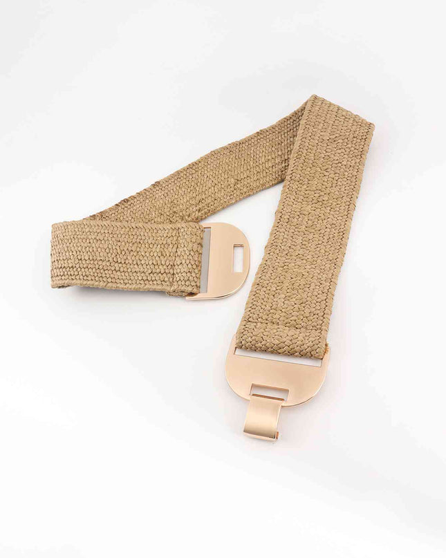 Alloy Buckle Elastic Belt
