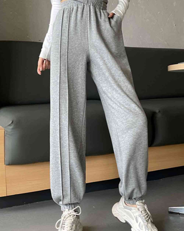 Crisscross Long Sweatpants