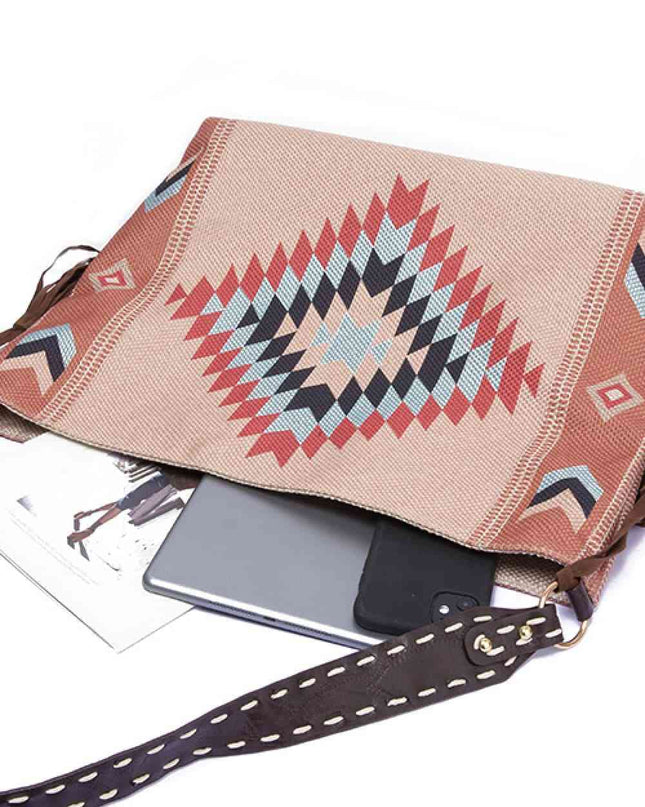 Geometric Canvas Tote Bag