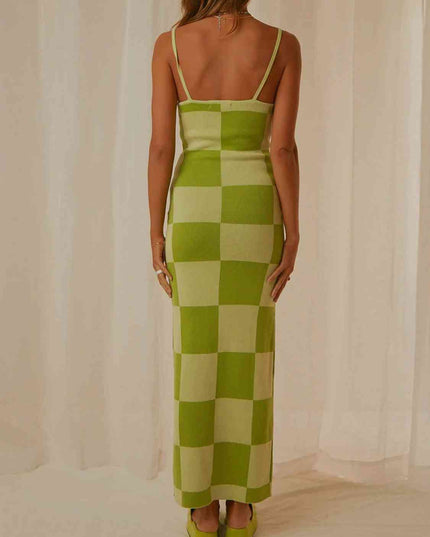 Spaghetti Strap Maxi Sweater Dress