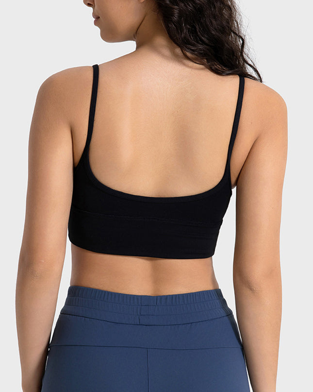 Spaghetti Strap Sport Bra
