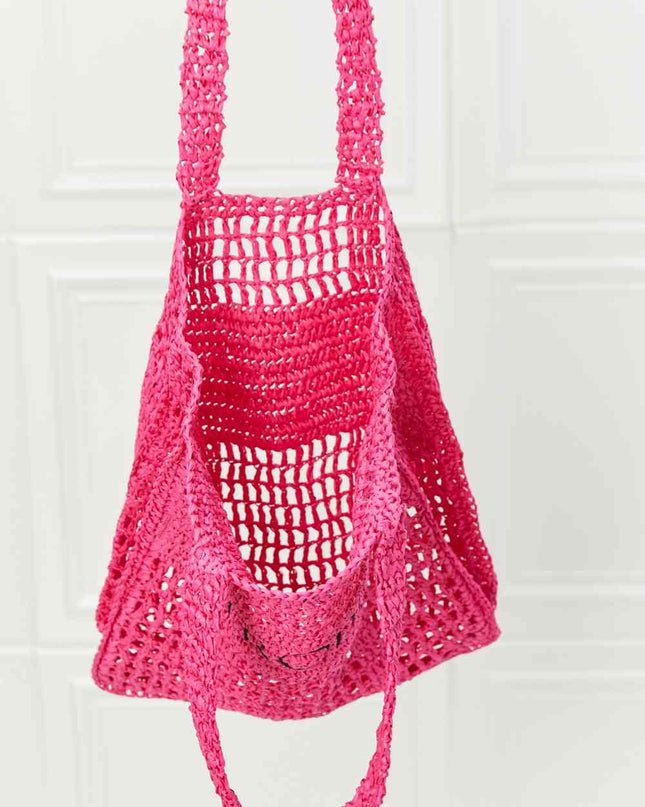 Fame Tropic Babe Staw Tote Bag