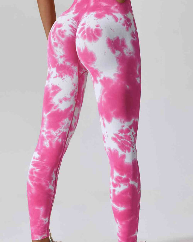 High Waist Tie-Dye Long Sports Pants