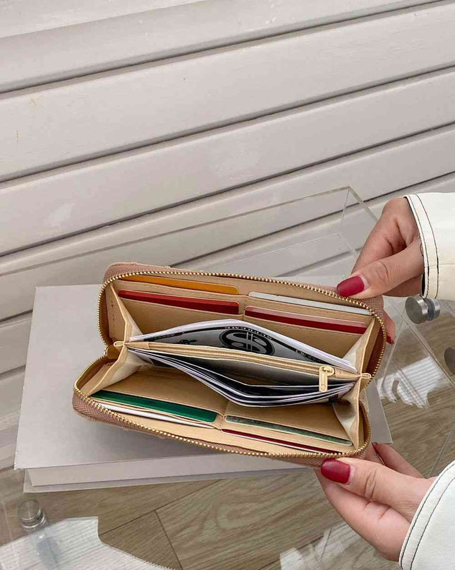 Polyester Geometrical Pattern Wallet