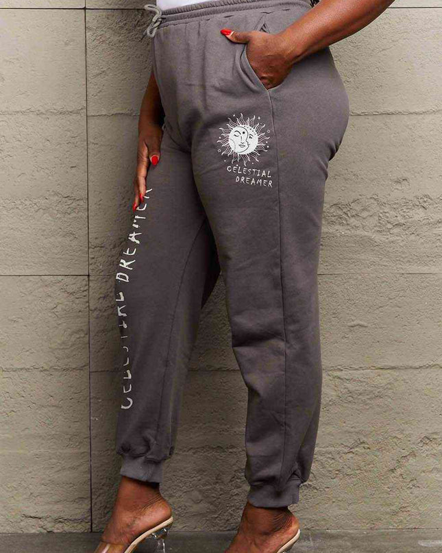 Simply Love Full Size CELESTIAL DREAMER Graphic Sweatpants