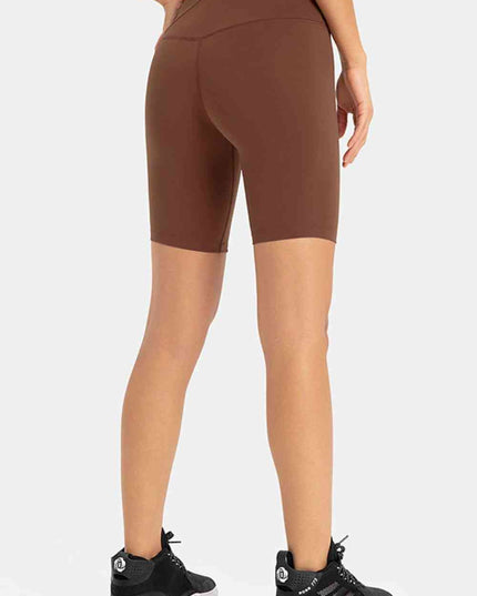 V-Waist Biker Shorts