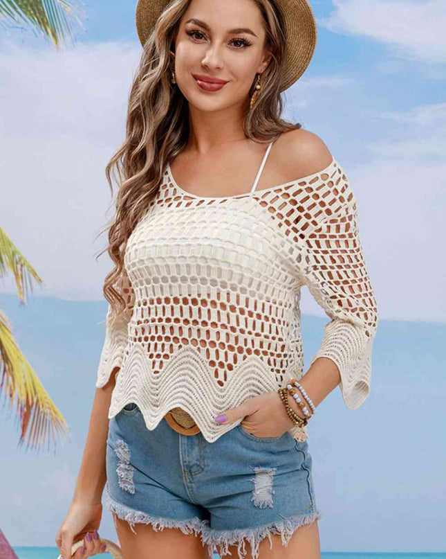 Openwork Hem Detail Cover Up