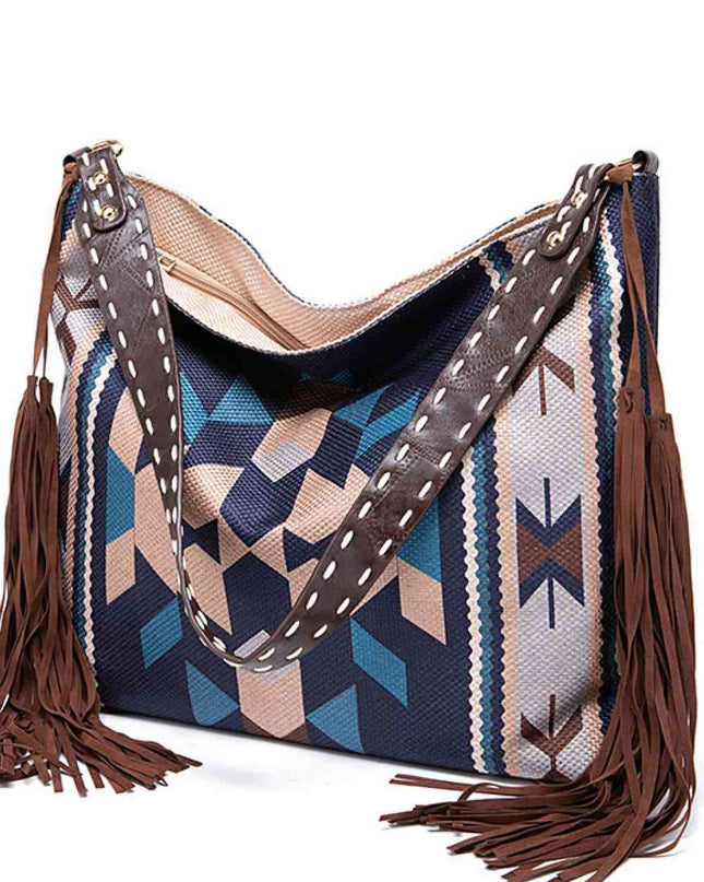 Geometric Canvas Tote Bag