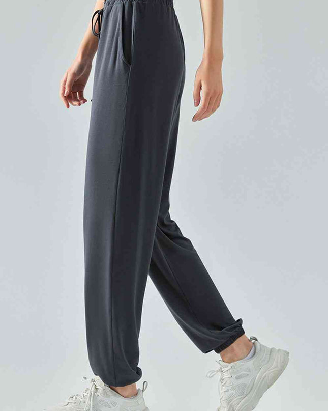 Tie Waist Sports Pants