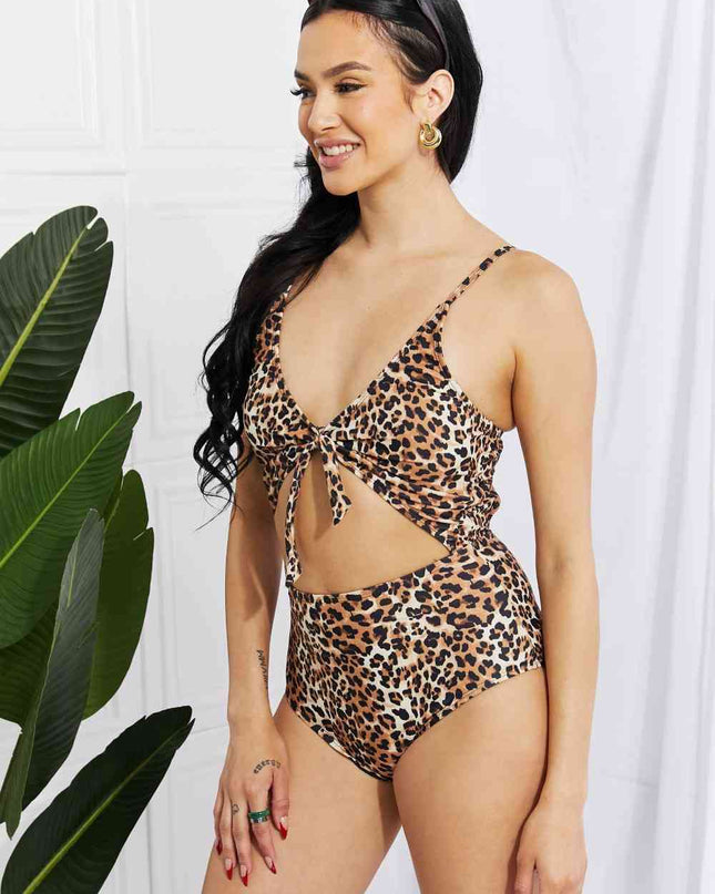 Marina West Swim Lost At Sea Cutout One-Piece Swimsuit