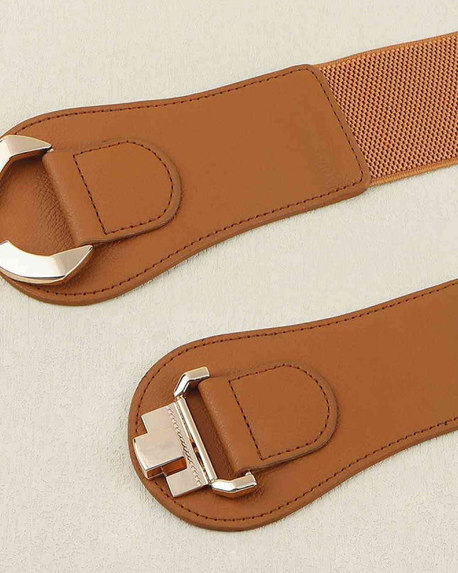 Alloy Buckle Elastic Belt