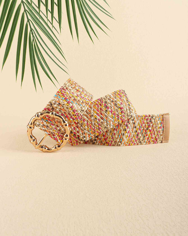 Multicolored Wide Belt