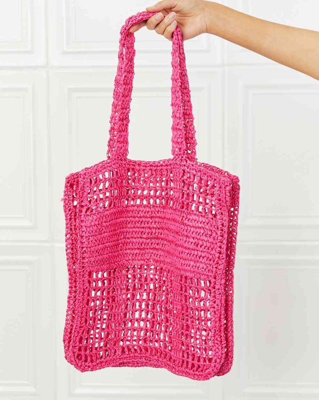 Fame Tropic Babe Staw Tote Bag
