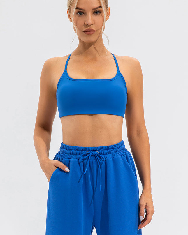 Crisscross Spaghetti Strap Active Cami