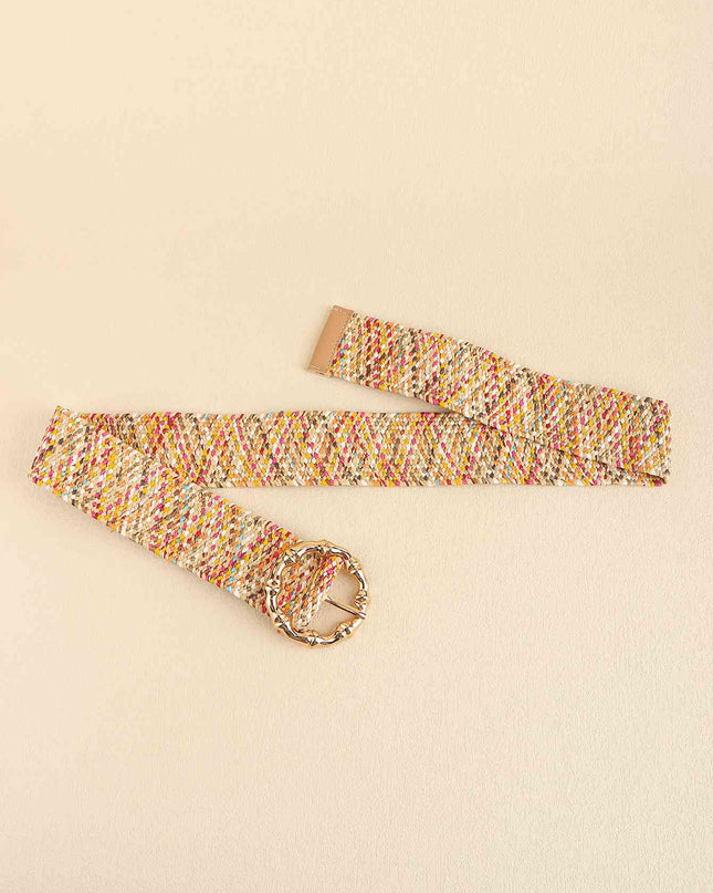 Multicolored Wide Belt