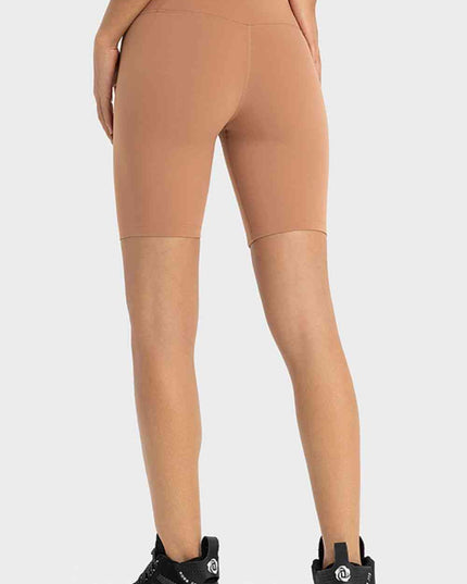 V-Waist Biker Shorts