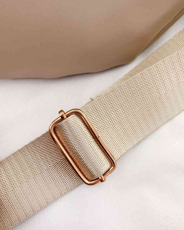 PU Leather Sling Bag with Small Purse