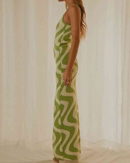 Spaghetti Strap Maxi Sweater Dress