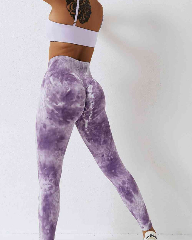 High Waist Tie-Dye Long Sports Pants