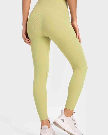 Highly Stretchy Wide Waistband Yoga Leggings