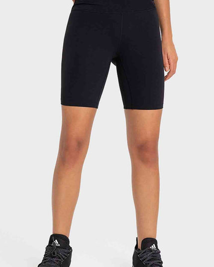 V-Waist Biker Shorts