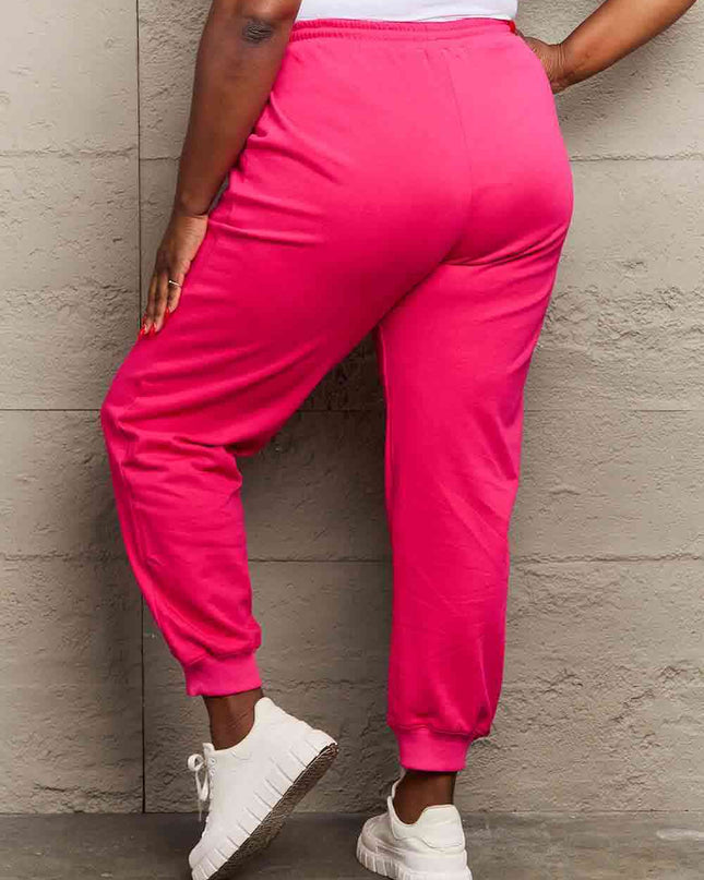 Simply Love Simply Love Full Size Drawstring DAY YOU DESERVE Graphic Long Sweatpants
