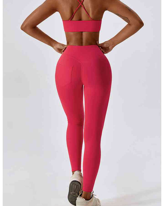 Wide Waistband Sports Pants