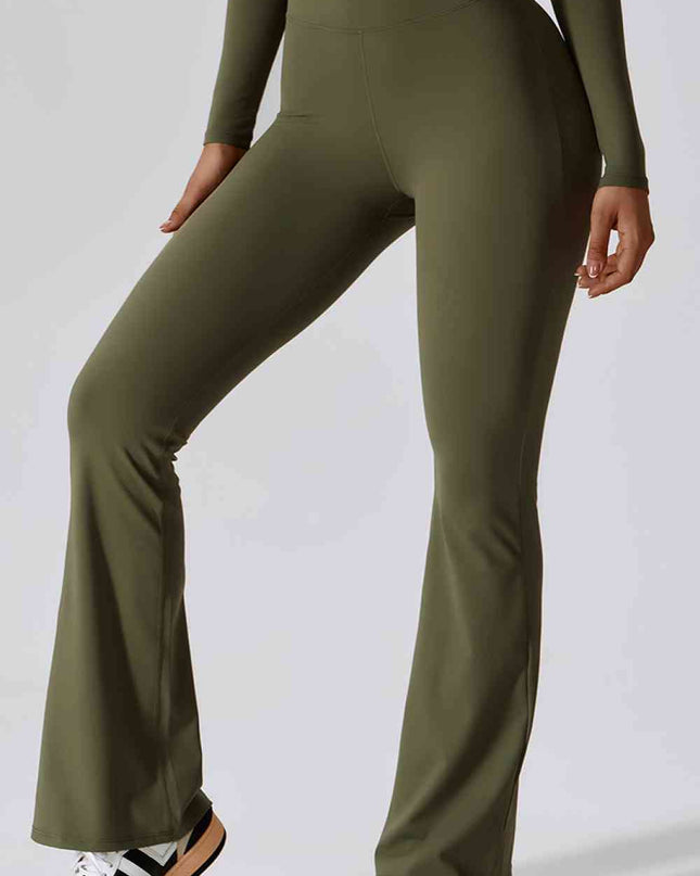 Slim Fit High Waist Long Sports Pants