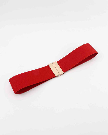 Alloy Buckle Elastic Belt