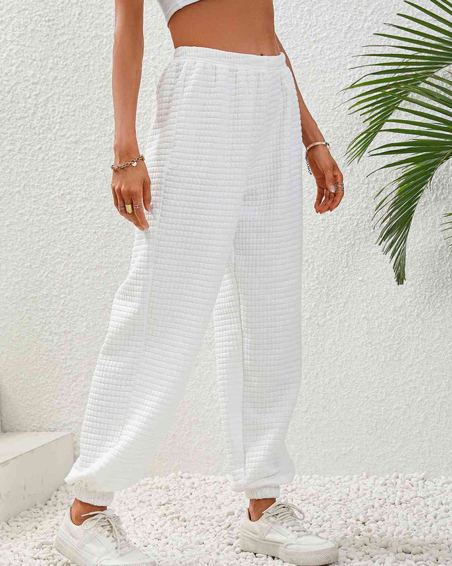 Textured Pull-On Joggers