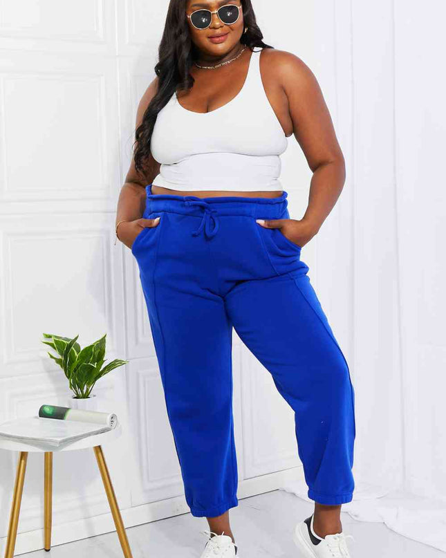 Zenana Full Size Can't Stop Me Paperbag Waist Joggers