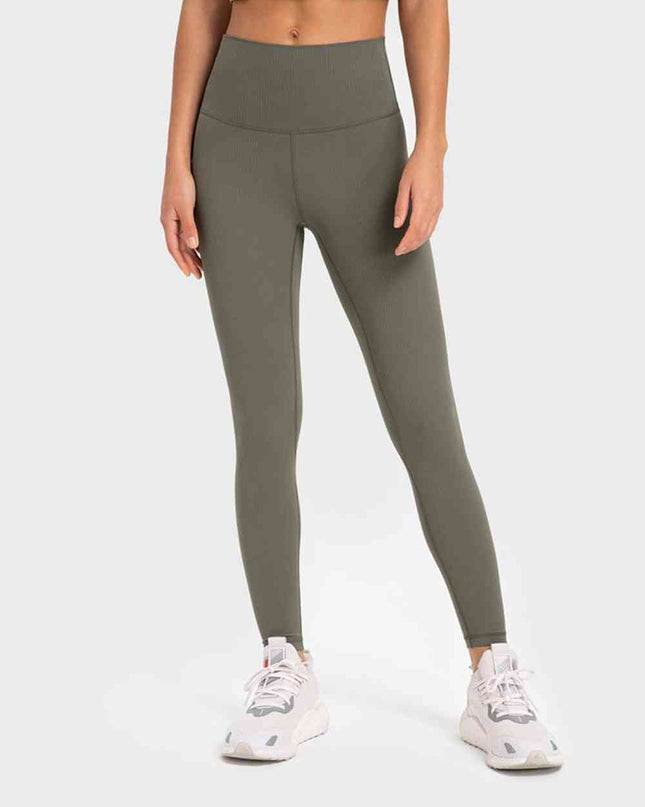 Highly Stretchy Wide Waistband Yoga Leggings