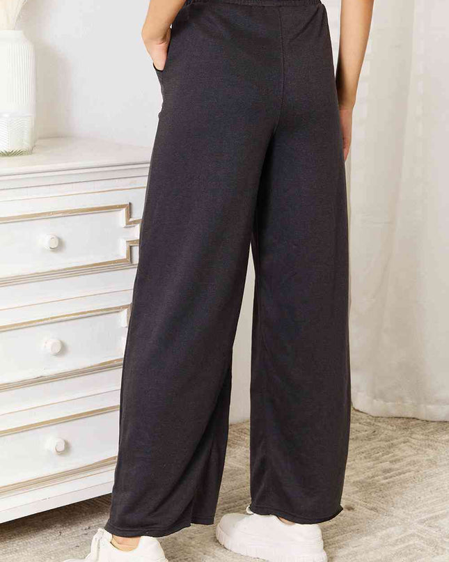 Basic Bae Wide Leg Pocketed Pants