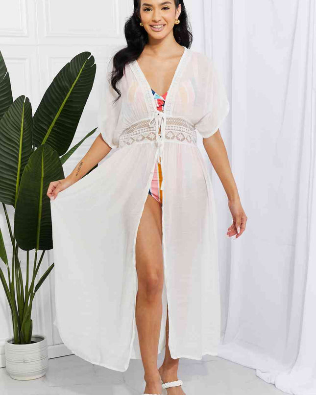 Marina West Swim Sun Goddess Tied Maxi Cover-Up