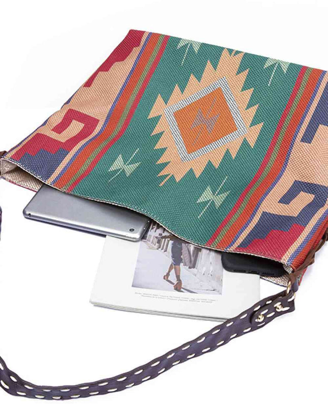 Geometric Canvas Tote Bag