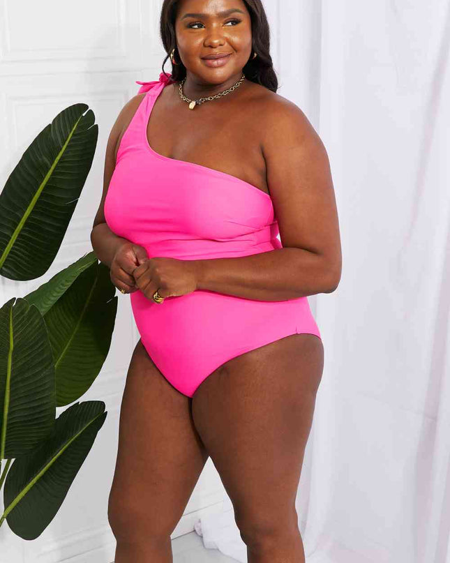 Marina West Swim Deep End One-Shoulder One-Piece Swimsuit