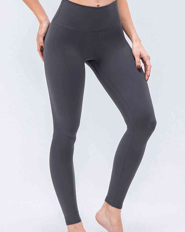 Wide Waistband Slim Fit Active Leggings