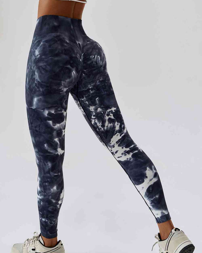 High Waist Tie-Dye Long Sports Pants
