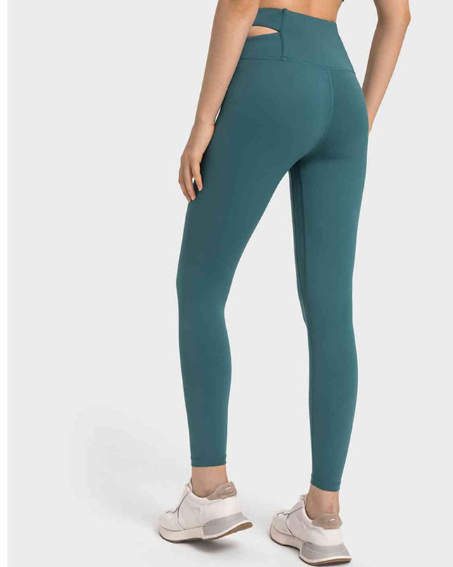 Crisscross Cutout Sports Leggings