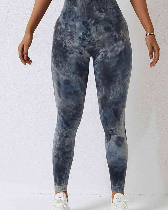 High Waist Tie-Dye Long Sports Pants
