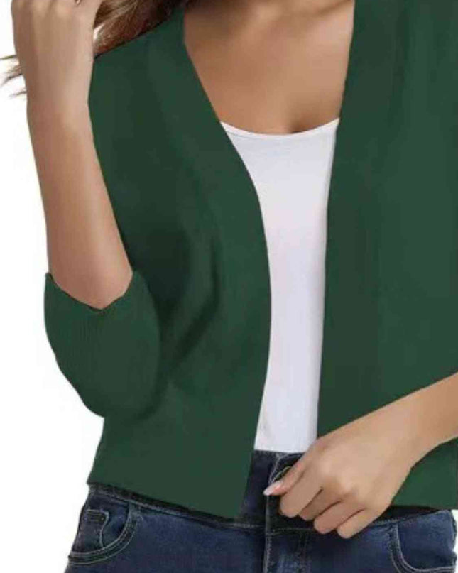 Open Front Cardigan