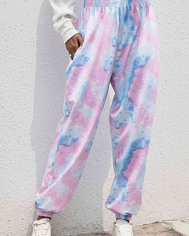 Tie-Dye Joggers with Pockets