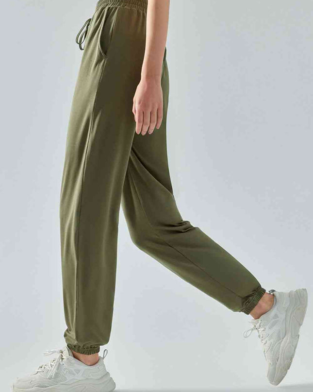 Tie Waist Sports Pants