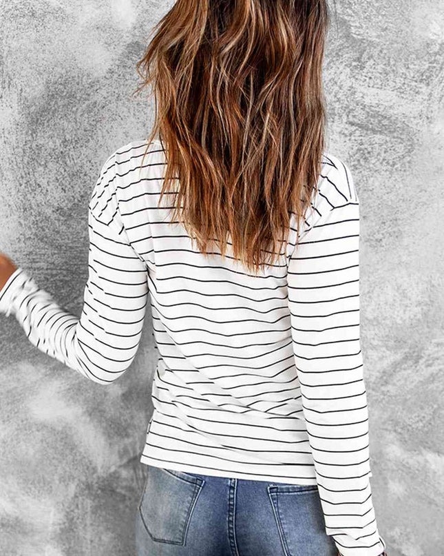 Striped Long Sleeve T-Shirt